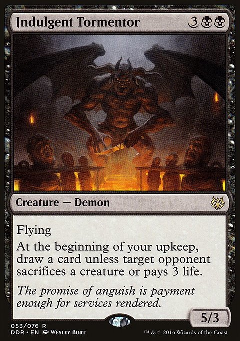 Indulgent Tormentor, Duel Decks: Nissa vs. Ob Nixilis #53, Magic: The Gathering card