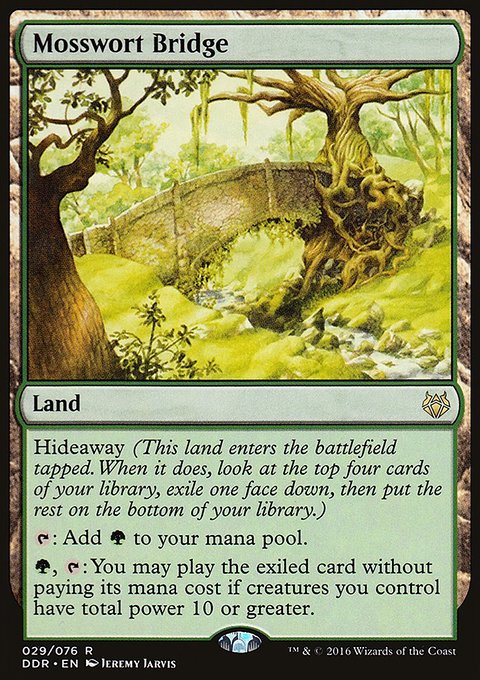 Mosswort Bridge, Duel Decks: Nissa vs. Ob Nixilis #29, Magic: The Gathering card