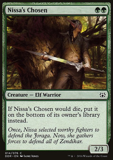 Nissa's Chosen, Duel Decks: Nissa vs. Ob Nixilis #14, Magic: The Gathering card