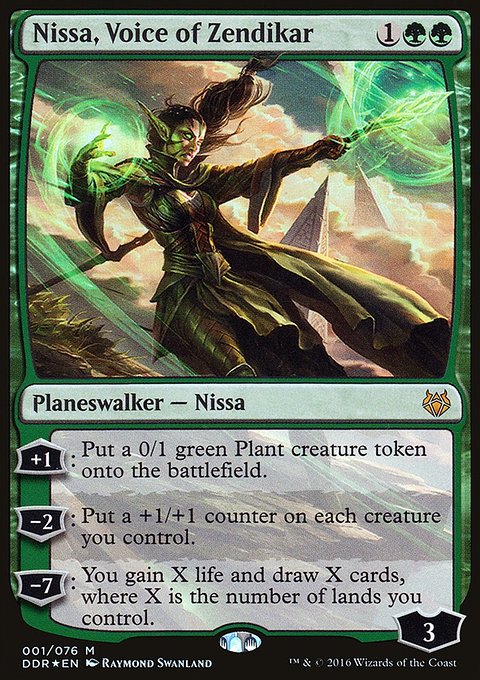Nissa, Voice of Zendikar, Duel Decks: Nissa vs. Ob Nixilis #1, Magic: The Gathering card