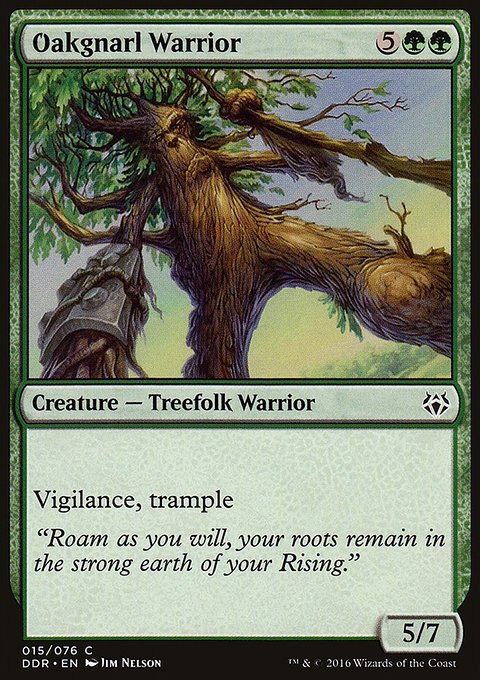 Oakgnarl Warrior, Duel Decks: Nissa vs. Ob Nixilis #15, Magic: The Gathering card