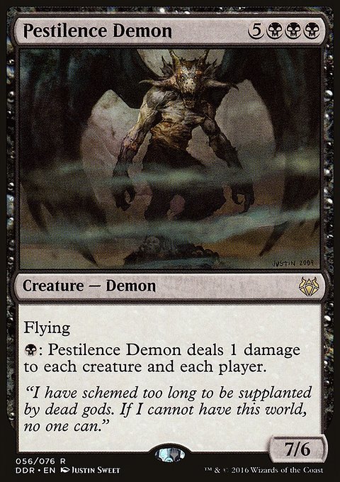 Pestilence Demon, Duel Decks: Nissa vs. Ob Nixilis #56, Magic: The Gathering card