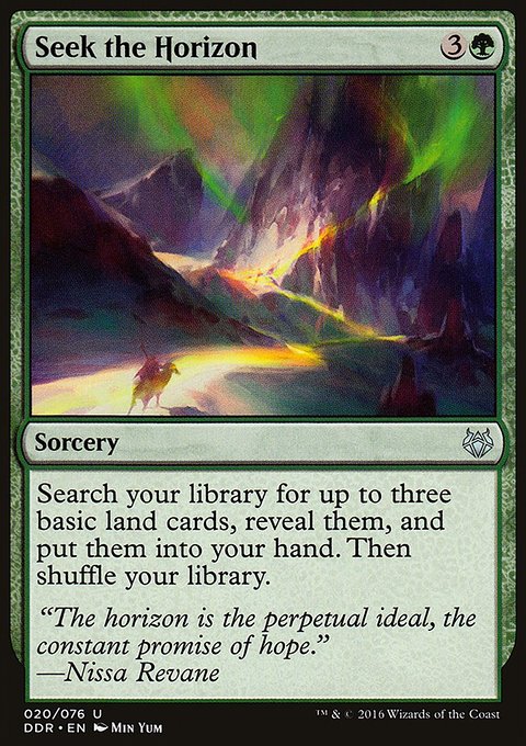 Seek the Horizon, Duel Decks: Nissa vs. Ob Nixilis #20, Magic: The Gathering card