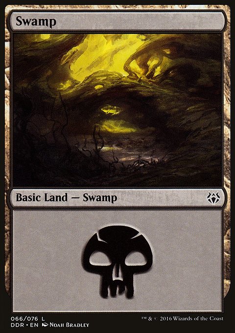 Swamp, Duel Decks: Nissa vs. Ob Nixilis #66, Magic: The Gathering card