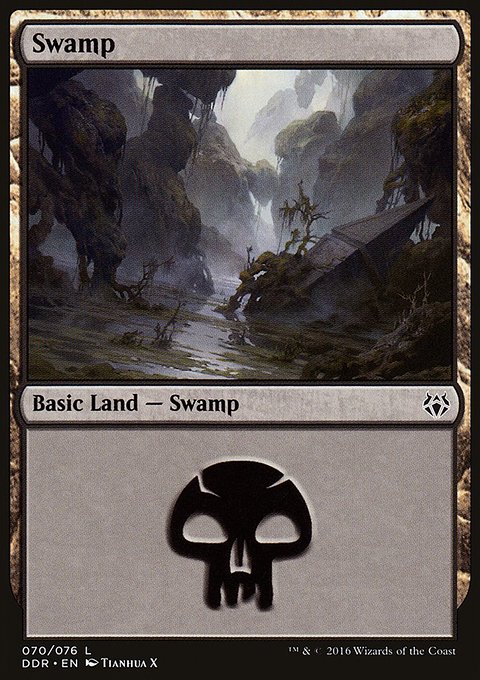 Swamp, Duel Decks: Nissa vs. Ob Nixilis #70, Magic: The Gathering card