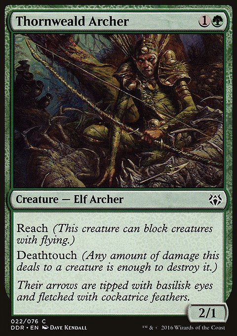 Thornweald Archer, Duel Decks: Nissa vs. Ob Nixilis #22, Magic: The Gathering card