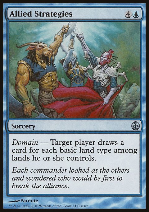 Allied Strategies, Duel Decks: Phyrexia vs. the Coalition #63, Magic: The Gathering card