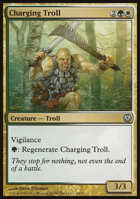 Charging Troll, Duel Decks: Phyrexia vs. the Coalition #45, Magic: The Gathering card