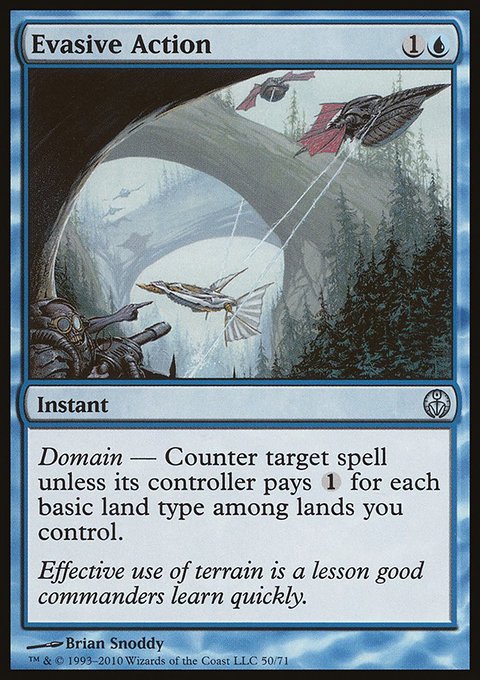 Evasive Action, Duel Decks: Phyrexia vs. the Coalition #50, Magic: The Gathering card
