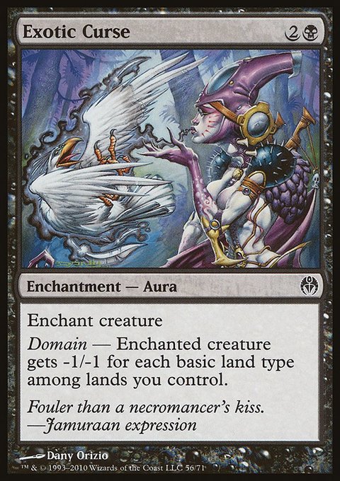 Exotic Curse, Duel Decks: Phyrexia vs. the Coalition #56, Magic: The Gathering card