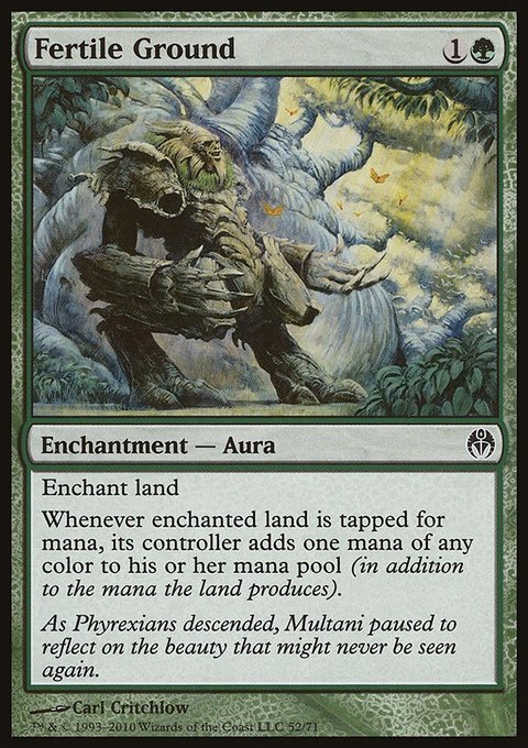 Fertile Ground, Duel Decks: Phyrexia vs. the Coalition #52, Magic: The Gathering card