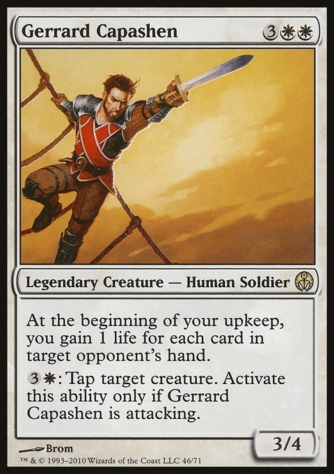 Gerrard Capashen, Duel Decks: Phyrexia vs. the Coalition #46, Magic: The Gathering card