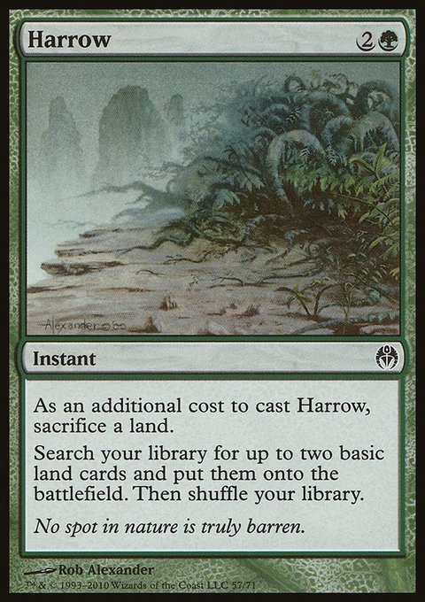 Harrow, Duel Decks: Phyrexia vs. the Coalition #57, Magic: The Gathering card