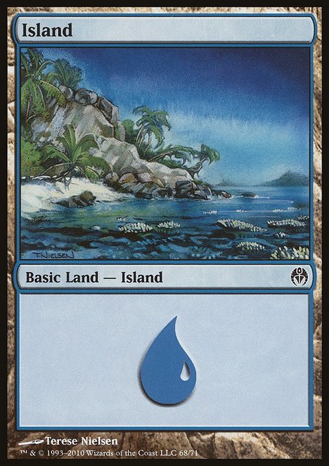 Island, Duel Decks: Phyrexia vs. the Coalition #68, Magic: The Gathering card