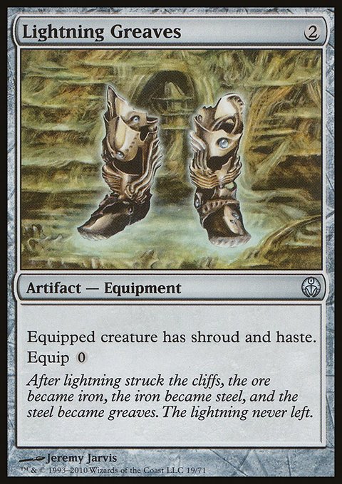 Lightning Greaves, Duel Decks: Phyrexia vs. the Coalition #19, Magic: The Gathering card