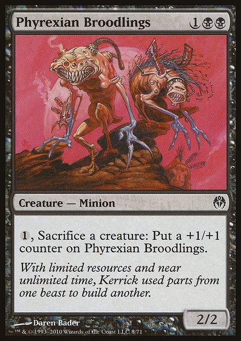 Phyrexian Broodlings, Duel Decks: Phyrexia vs. the Coalition #8, Magic: The Gathering card
