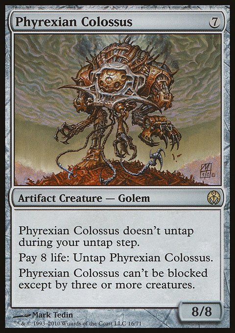 Phyrexian Colossus, Duel Decks: Phyrexia vs. the Coalition #16, Magic: The Gathering card