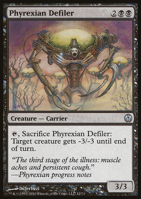Phyrexian Defiler, Duel Decks: Phyrexia vs. the Coalition #12, Magic: The Gathering card