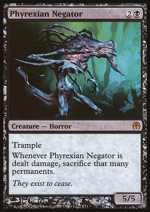 Phyrexian Negator, Duel Decks: Phyrexia vs. the Coalition #1, Magic: The Gathering card