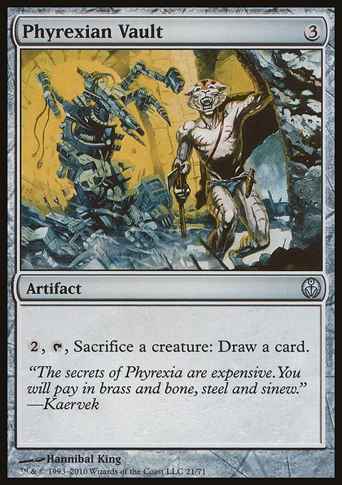 Phyrexian Vault, Duel Decks: Phyrexia vs. the Coalition #21, Magic: The Gathering card