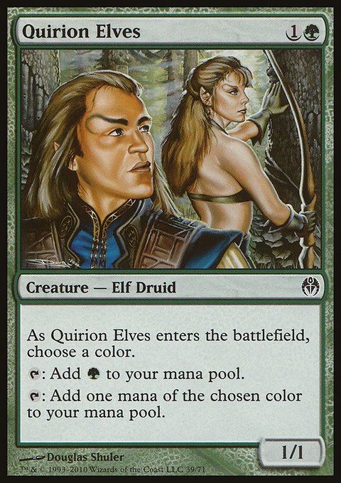 Quirion Elves, Duel Decks: Phyrexia vs. the Coalition #39, Magic: The Gathering card