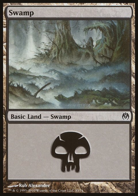 Swamp, Duel Decks: Phyrexia vs. the Coalition #33, Magic: The Gathering card