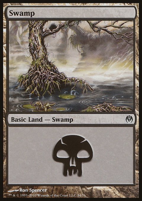 Swamp, Duel Decks: Phyrexia vs. the Coalition #34, Magic: The Gathering card