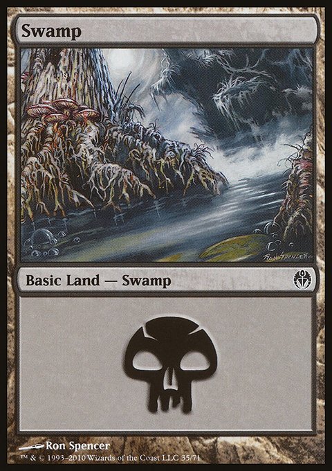 Swamp, Duel Decks: Phyrexia vs. the Coalition #35, Magic: The Gathering card