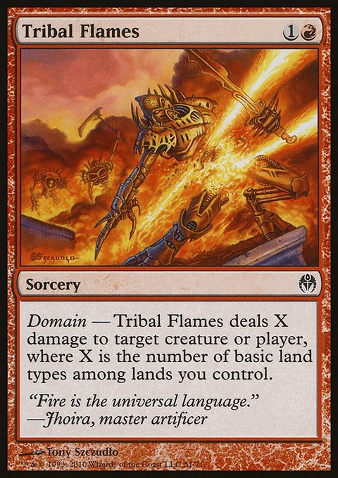Tribal Flames, Duel Decks: Phyrexia vs. the Coalition #51, Magic: The Gathering card