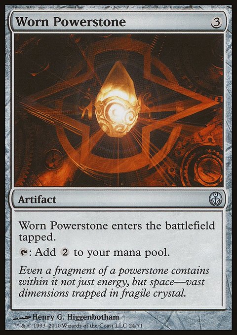 Worn Powerstone, Duel Decks: Phyrexia vs. the Coalition #24, Magic: The Gathering card