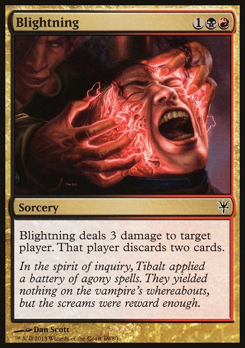 Blightning, Duel Decks: Sorin vs. Tibalt #69, Magic: The Gathering card