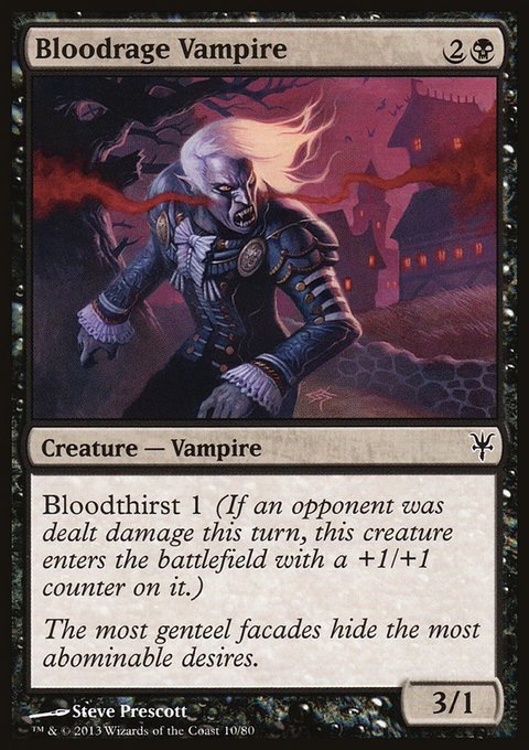 Bloodrage Vampire, Duel Decks: Sorin vs. Tibalt #10, Magic: The Gathering card