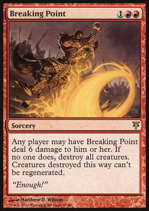 Breaking Point, Duel Decks: Sorin vs. Tibalt #67, Magic: The Gathering card