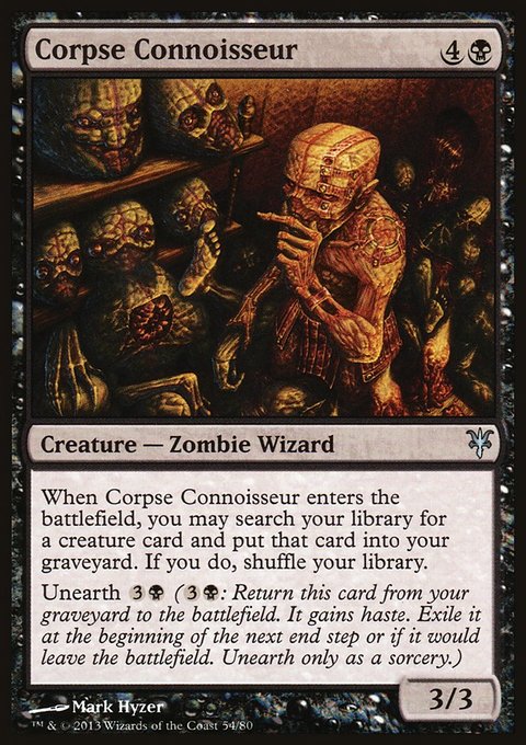 Corpse Connoisseur, Duel Decks: Sorin vs. Tibalt #54, Magic: The Gathering card