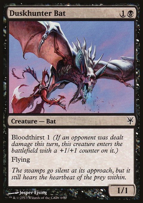 Duskhunter Bat, Duel Decks: Sorin vs. Tibalt #6, Magic: The Gathering card