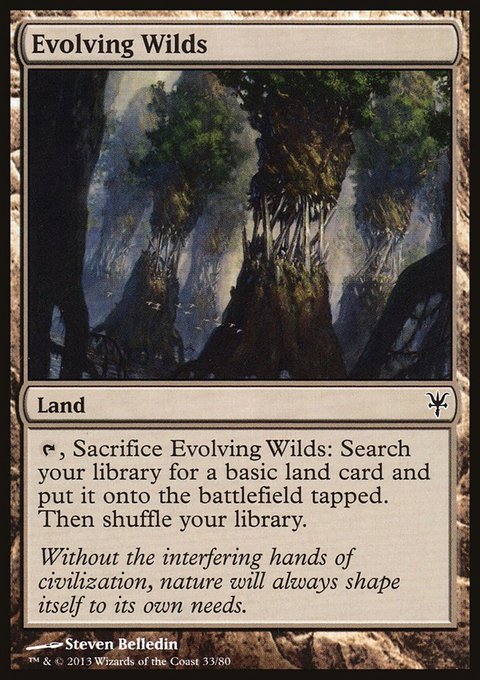 Evolving Wilds, Duel Decks: Sorin vs. Tibalt #33, Magic: The Gathering card