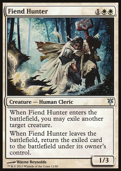 Fiend Hunter, Duel Decks: Sorin vs. Tibalt #11, Magic: The Gathering card