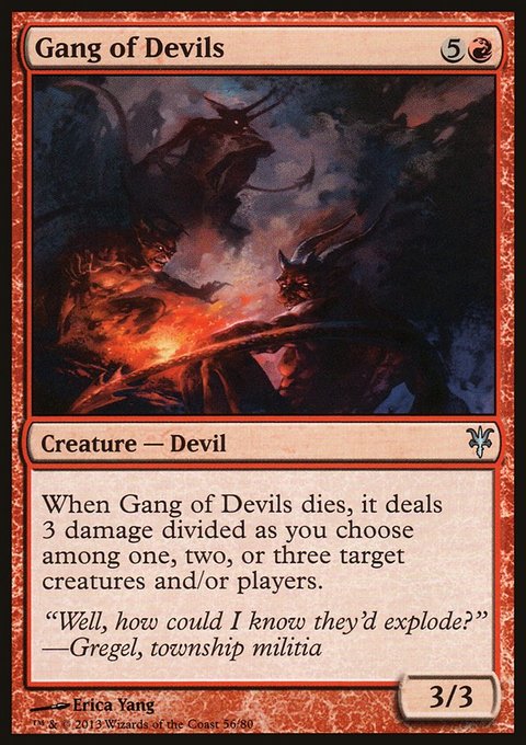 Gang of Devils, Duel Decks: Sorin vs. Tibalt #56, Magic: The Gathering card