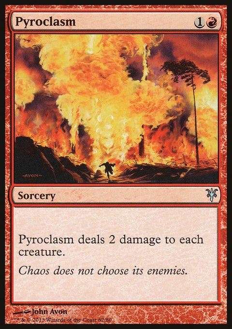 Pyroclasm, Duel Decks: Sorin vs. Tibalt #62, Magic: The Gathering card