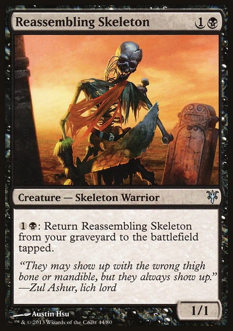 Reassembling Skeleton, Duel Decks: Sorin vs. Tibalt #44, Magic: The Gathering card