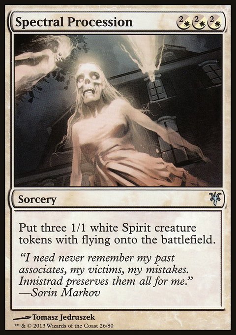 Spectral Procession, Duel Decks: Sorin vs. Tibalt #26, Magic: The Gathering card