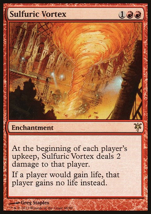 Sulfuric Vortex, Duel Decks: Sorin vs. Tibalt #68, Magic: The Gathering card