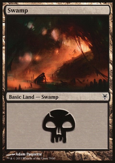 Swamp, Duel Decks: Sorin vs. Tibalt #79, Magic: The Gathering card