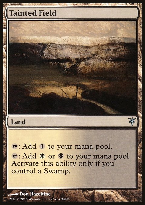 Tainted Field, Duel Decks: Sorin vs. Tibalt #34, Magic: The Gathering card