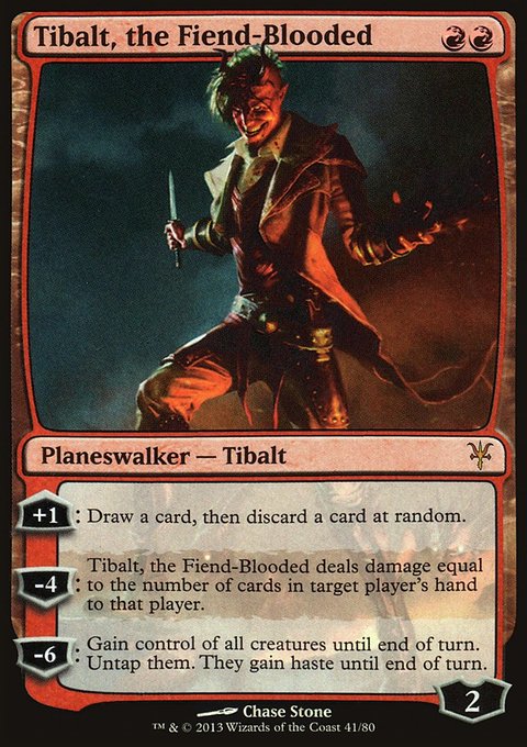 Tibalt, the Fiend-Blooded, Duel Decks: Sorin vs. Tibalt #41, Magic: The Gathering card