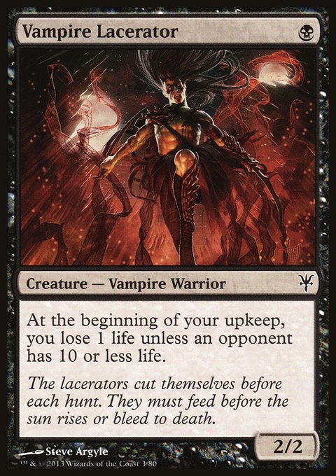 Vampire Lacerator, Duel Decks: Sorin vs. Tibalt #3, Magic: The Gathering card