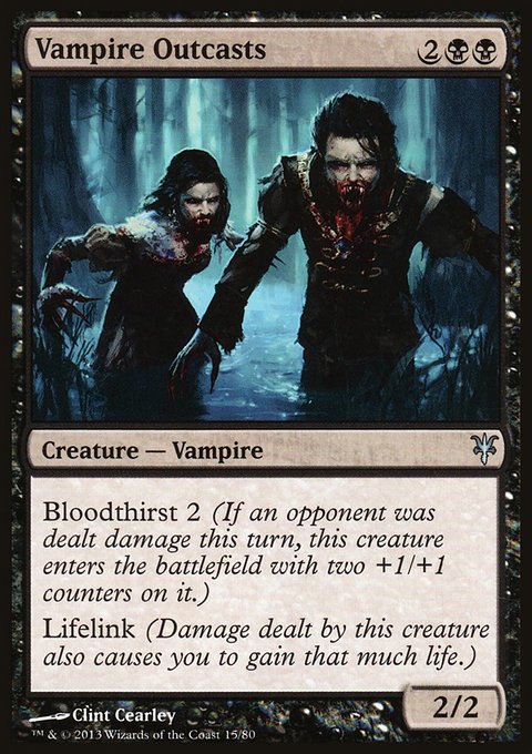 Vampire Outcasts, Duel Decks: Sorin vs. Tibalt #15, Magic: The Gathering card