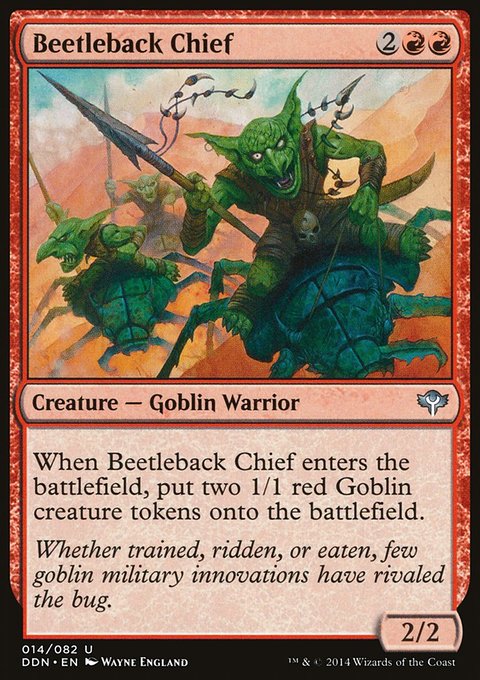 Beetleback Chief, Duel Decks: Speed vs. Cunning #14, Magic: The Gathering card