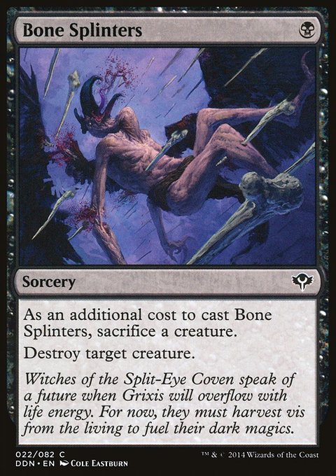 Bone Splinters, Duel Decks: Speed vs. Cunning #22, Magic: The Gathering card