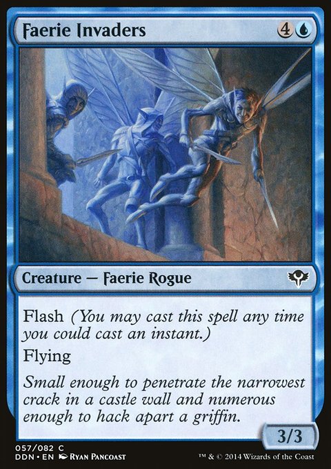 Faerie Invaders, Duel Decks: Speed vs. Cunning #57, Magic: The Gathering card